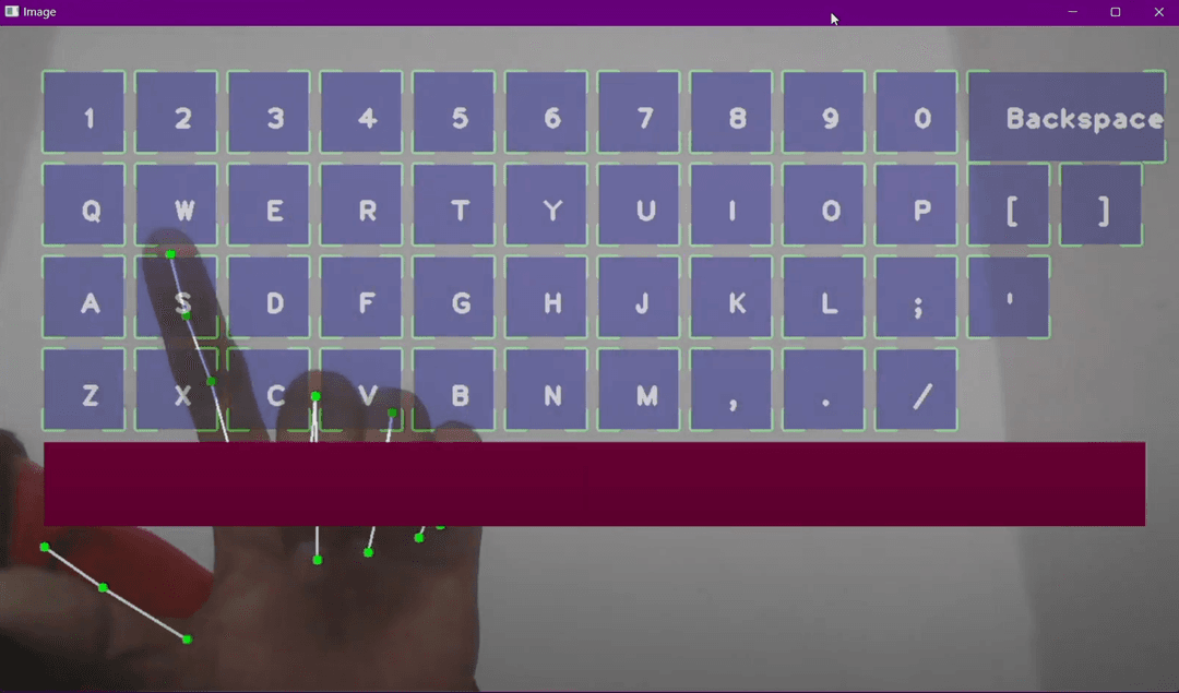 AI Virtual Keyboard